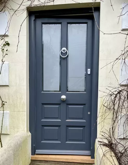 Hardwood door & frame